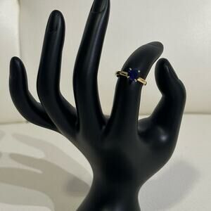 Purple / Blue 14kt HGE Lindberg Ring - Size 5